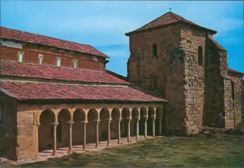Postale Gradefes Monasterio de San Miguel de Escalada 1970