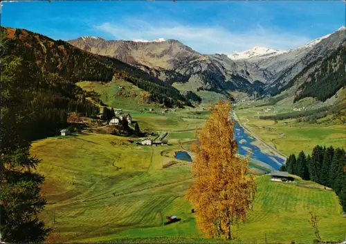 Ridnaun-Ratschings Racines Ridnauntal mit Stubaier Alpen, Südtirol 1975