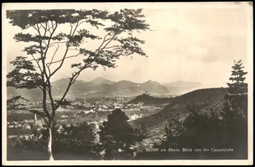 Ansichtskarte Bonn Blick von der Casselsruhe auf Bonn 1927