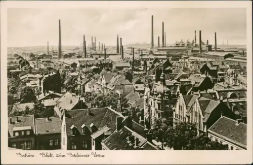 Ansichtskarte Bochum Stadtpartie Fabriken Straßensicht - Fotokarte 1940
