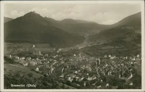 Ansichtskarte Annweiler am Trifels Totale Fotokarte 1937
