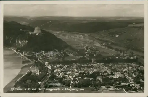 Ansichtskarte Kelheim Luftbild Flugzeugaufnahme 1938