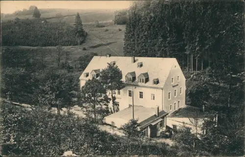Ansichtskarte Wolkenstein Sommerfrische Waldmühle 1921