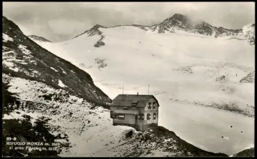 Cartolina Pfitsch Rifugio Monza am Gran Pilastro 1960