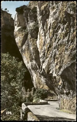 CPA Sainte-Enimie Le Cirque des Baumes - L'Encorbeillement 1961