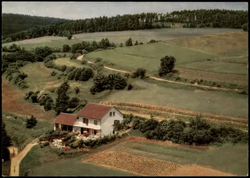 Ansichtskarte Bad Salzschlirf Luftbild Café Sonnenkanzel 1969