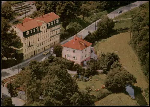 Ansichtskarte Bad Salzschlirf Luftbild Kurhotel Illerhofmit Garten 1969