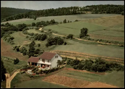 Ansichtskarte Bad Salzschlirf Luftbild Café Sonnenkanzel am Südhang 1960