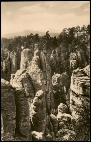 Jitschin (Gitschin) Jičín Prachovské skály / Prachauer Felse 1960