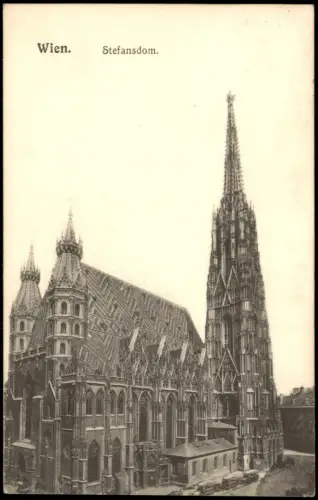Ansichtskarte Wien Stephansdom 1912