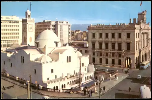 Algier دزاير Moschee Djémaâ-Djedid am Place des Martyrs 1960