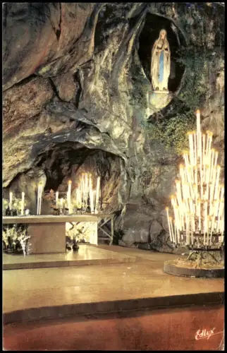 CPA Lourdes Lorda Die Wundergrotte (La Grotte Miraculeuse) 1978