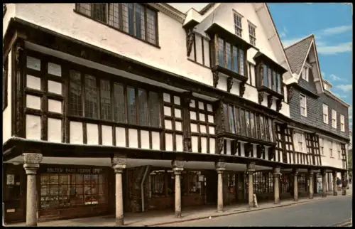 Postcard Dartmouth (Devon) The Butterwalk, Dartmouth 1975
