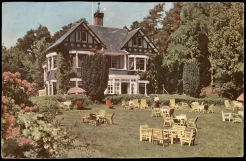 Postkaart Ermelo (Gelderland) Hotel Landgoed Het Rode Koper, Leuvenum 1954