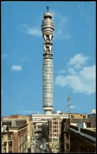 Postcard London The Post Office Tower 1971