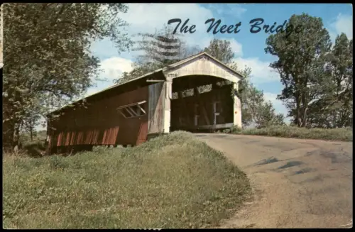 Postcard Rockville The Neet Bridge 1964
