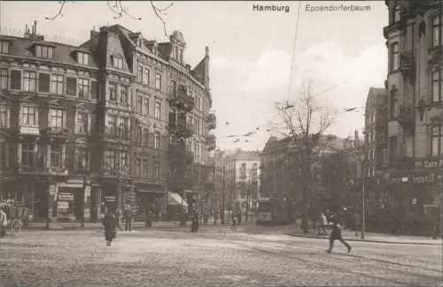 Eppendorf-Hamburg Eppendorfer Baum Repro-Ansicht anno ca. 1910 1989