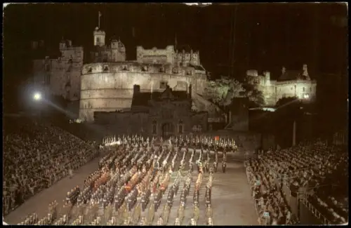 Edinburg Dùn Èideann The Military Tattoo at Edinburgh Castle 1974