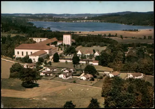 Herrsching am Ammersee Zoll- und Finanzschule Flugzeug aus Luftaufnahme 1970
