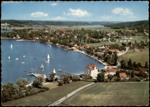 Herrsching am Ammersee Luftbild Partie am Ammersee v. Flugzeug aus 1966/1962