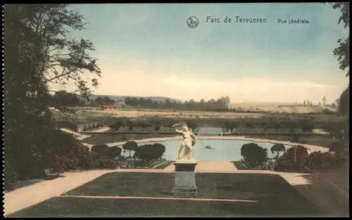 Postkaart Tervuren (Tervueren) Parc de Tervueren Vue générale. 1912