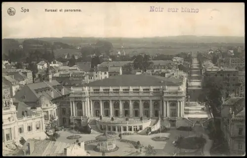 Spa (Provinz Lüttich) Spa (kêr) (Spå / Spâ) Kursaal et panorama. 1915