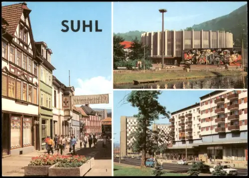 Suhl Steinweg, Stadthalle der Freundschaft, Wilhelm-Pieck-Straße 1980