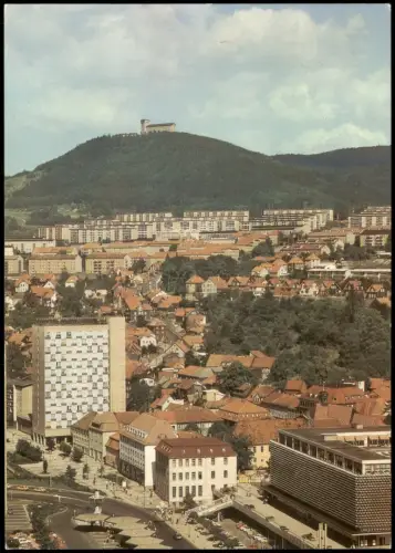 Ansichtskarte Suhl Panorama-Ansicht Stadt-Ansicht zur DDR-Zeit 1985