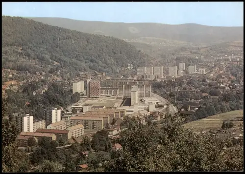 Ansichtskarte Suhl Panorama-Stadt-Ansicht zur DDR-Zeit 1977