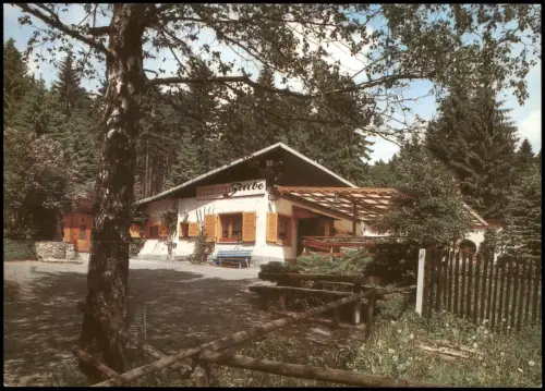 Suhl Gasthaus Waldgaststätte Krinitzenstube im Thüringer Wald 1990