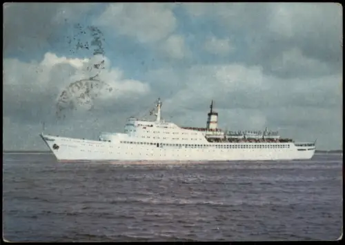 Urlauberschiff TMS ,,Fritz Heckert" Schiffe Dampfer Steamer 1966