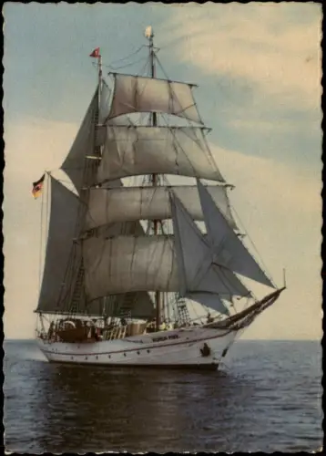 Ansichtskarte  Segelschiff Wilhelm Pieck 1961