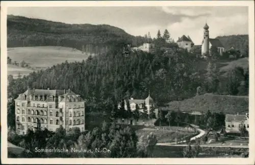 Ansichtskarte Neuhaus-Weissenbach an der Triesting Stadtpartie 1932