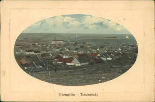 Postcard Eibenschütz Eibenschitz Ivančice Stadtpartie 1918 Passepartout