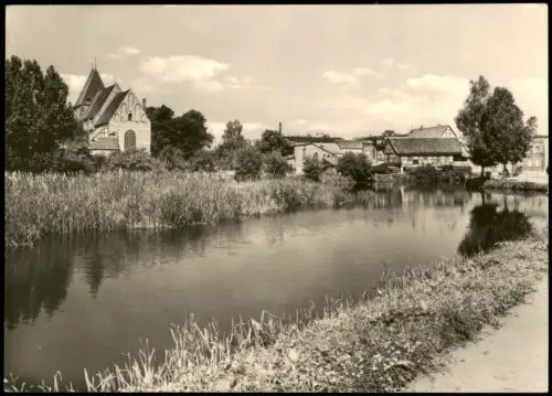 Ansichtskarte Rehna Partie Am Rodegast zur DDR-Zeit 1974/1973