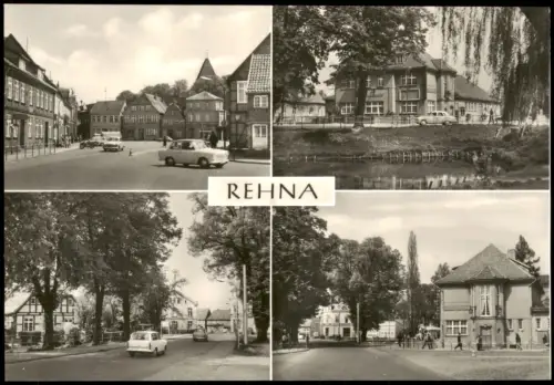 Rehna DDR MB Markt Gaststätte Lindenhof Schweriner Straße Freiheitsplatz 1974