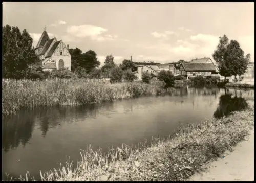 Ansichtskarte Rehna Ortsansicht Am Radegast DDR AK 1973