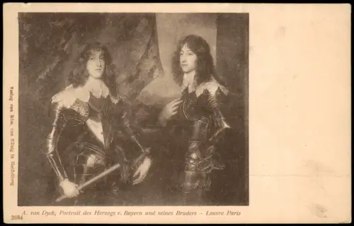 Heidelberg Portrait des Herzogs von Bayern und seines Bruders 1910