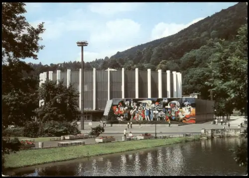 Ansichtskarte Suhl Stadthalle der Freundschaft DDR AK 1989