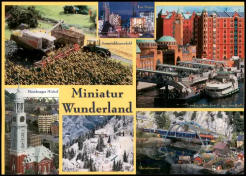 Hamburg  Modelleisenbahn Miniatur Wunderland Speicherstadt, Kehrwieder 2 2006