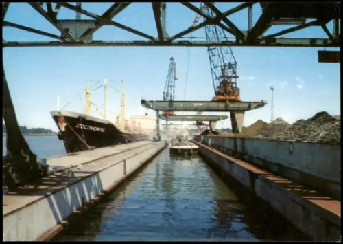 Osternothafen Swinemünde Warszów Świnoujście Hafen porcie Schiffe Schleuse 1973