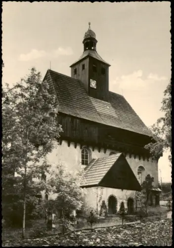 Großrückerswalde Wehrkirche Großrückerswalde Erzgebirge zur DDR-Zeit 1967