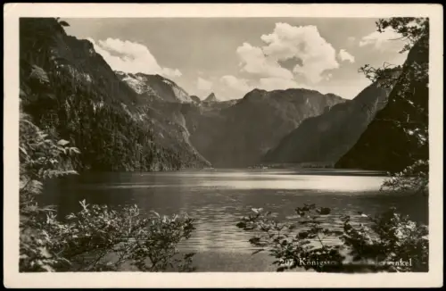 Schönau am Königssee Königssee Malerwinkel Berg-Panorama 1939