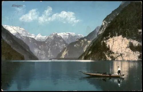 Ansichtskarte Schönau am Königssee Königssee Photochromiekarte 1910