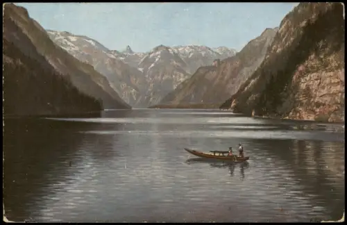 Schönau am Königssee Königssee nach Gemälde A. Gerhardt 1925