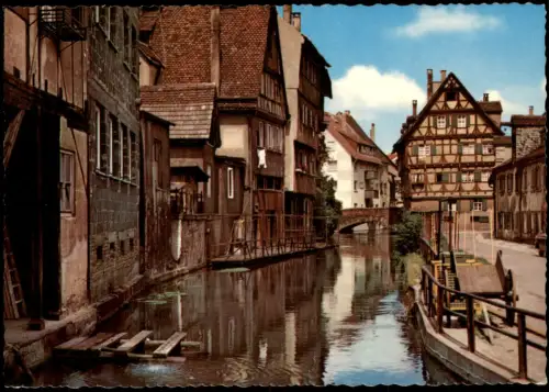 Ansichtskarte Altstadt-Düsseldorf Altstadt, Partie an der Blau 1960
