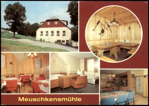 Ansichtskarte Weißenborn (Erzgebirge) Meuschkensmühle 1983