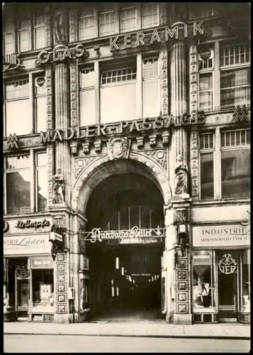 Ansichtskarte Leipzig Auerbachs Keller - Geschäfte 1963
