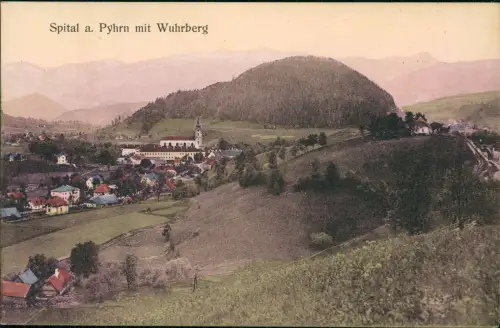 Ansichtskarte Spital am Pyhrn Stadtpartie 1912