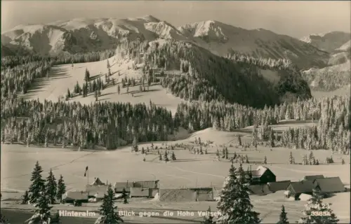Hinteralm Steiermark-Neuberg a.d. Mürz Stadtpartie im Winter Fotokarte 1941